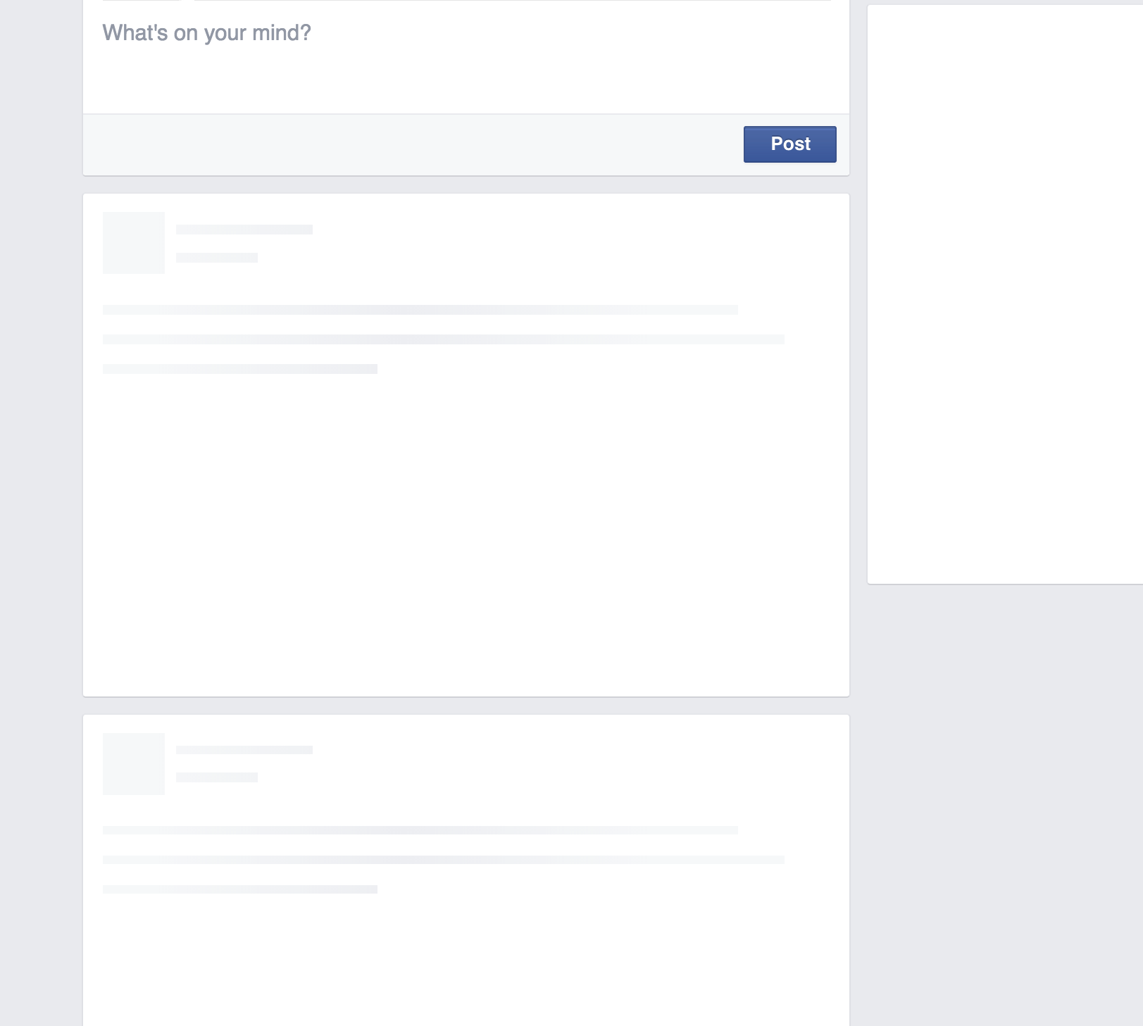 Facebook Loading using Javascript